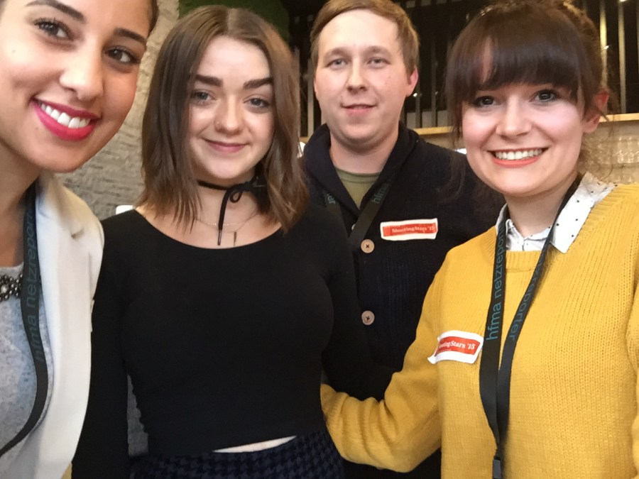 Maisie Williams und die hFMA Netzreporter